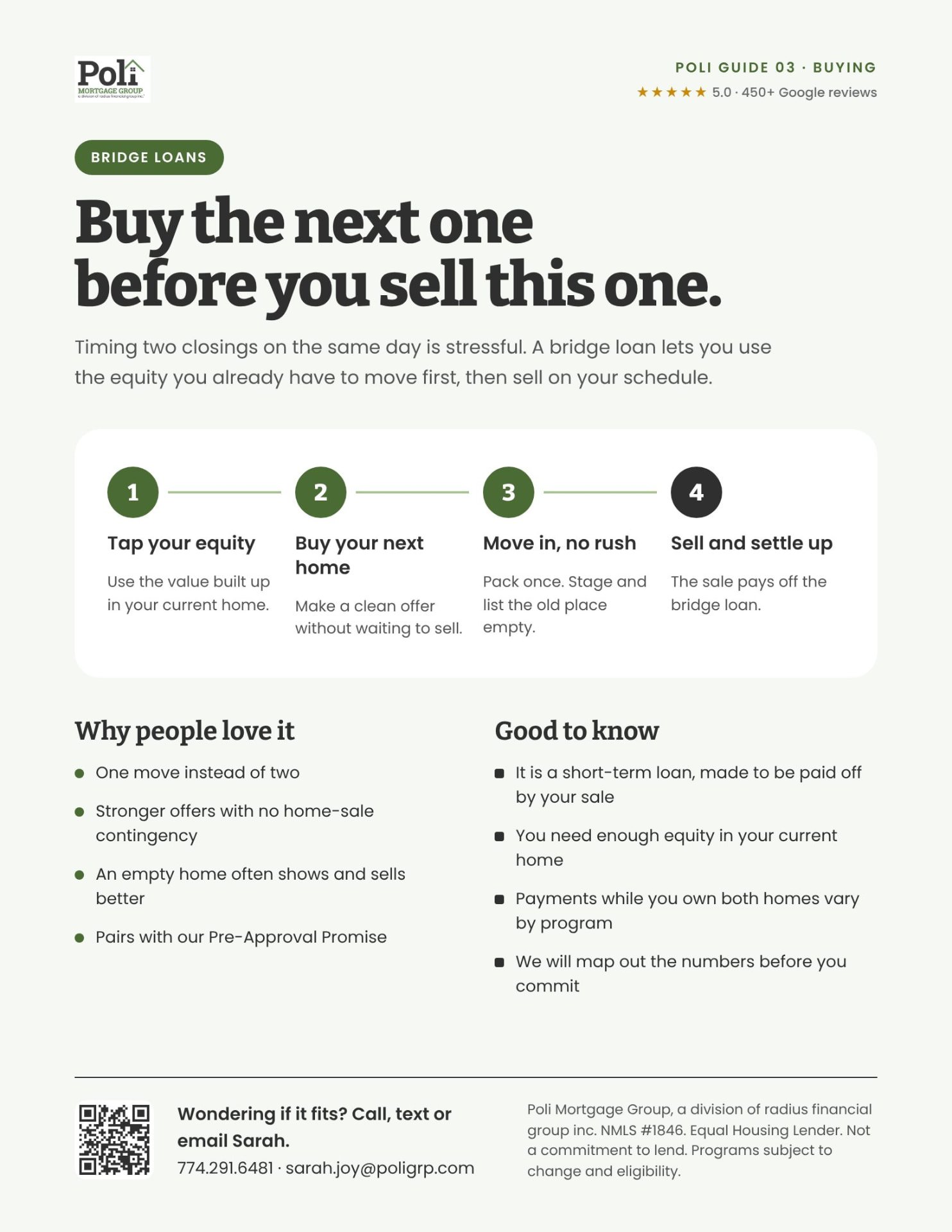 Preview of the Buy Before You Sell guide